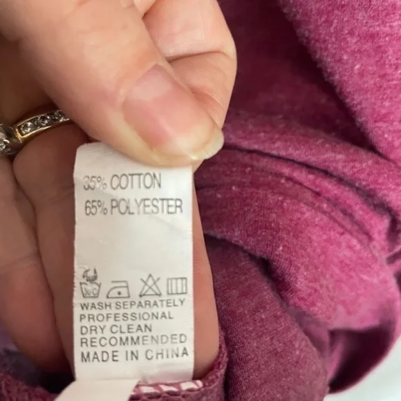 Unbranded Womens Burgundy Long Sleeve Graphic Print Shirt "Wifey" Size 2XL - Picture 3 of 9